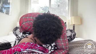 Therealdebree, Bossmane, Curvy Ebony Spider-Woman Screwing BBC Spider-Man
