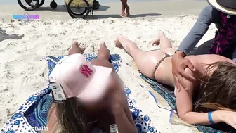 Thay Ksada, Brazilian Hotwives Allowing Strangers to Apply Lotion on Public Beach