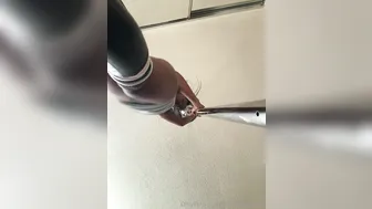 Niykiiinamaste, Hawaiian Asian Beauty Teasing Naked Vagina on Pole