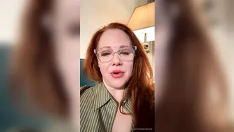 Maitland Ward, Redhead MILF Livestream Talking About Her Day