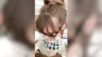 Riley Reid, Screwing and Creampie the Nerdy Schoolgirl