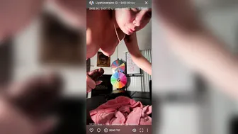 Aaliyah Hadid, Thick Cam Beauty Intense Squirting While Riding Black Dildo Torso Livestream