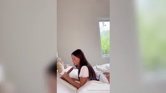 Cecilia Rose, Hot Milk Maid Sucking Dildo on Mirror