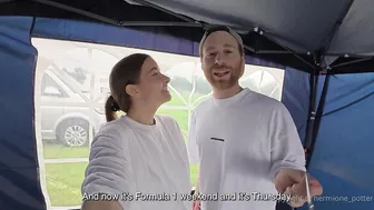 Hermione Potter, Hot Couple Screwing in Formula One Belgian Grand Prix Camp Tent
