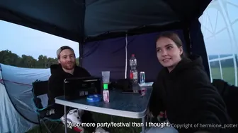 Hermione Potter, Hot Couple Screwing in Formula One Belgian Grand Prix Camp Tent