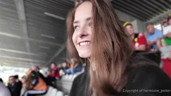 Hermione Potter, Hot Couple Screwing in Formula One Belgian Grand Prix Camp Tent