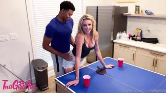 Tallgirlalli, Tall Blonde Beauty Screwing Thick BBC on Ping Pong Table