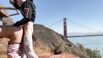 Jodie Johnson, Screwing Tall Bootylicious Beauty by San Francisco Bridge
