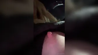 Diora Baird, Hot MILF Teasing Big Breasts While Driving