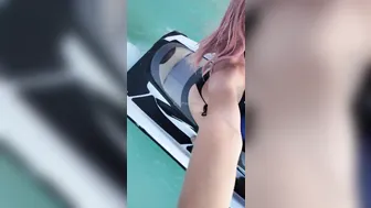 Callmeslooo, Hot Bikini Beauty Screwing Jetski Instructor in Open Waters