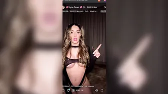 Lyna Perez, Sexy Beauty Livestream Striptease