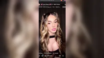 Lyna Perez, Sexy Beauty Livestream Striptease