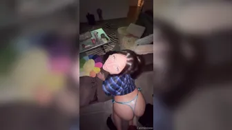 Callmeslooo, Side Panties Doggy Screwed While Watching Game