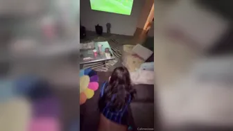 Callmeslooo, Side Panties Doggy Screwed While Watching Game