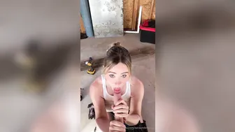 Sara Underwood, Female Construction Worker Pounded by Dildo