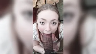 Blondie4Bbc1, Petite Beauty Sucking Thick BBC Same Size as Her Face