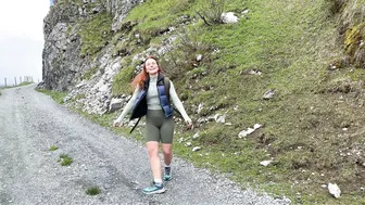 Clemence Audiard, Hot Redhead Girlfriend Screwing Outdoors in Mountains