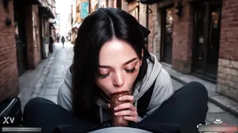 Cute Innocent Teen In Alley For Deepthroat Trade