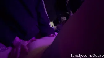 Quarlx, Rubbing Huge Clit on Lesbian Beauties Ass