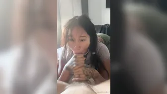 Niykiiinamaste, Horny Hawaiian Girlfriend Sucks Big Cock Dry