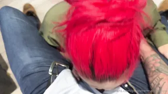 Plasterermatt, Hot Redhead Roxi Facial and Cumwalk