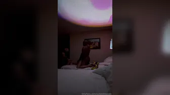 Cuckoldressabi, Cuckold Enjoys View of Hotwife Climaxing Hard on Thick BBC Black Bull