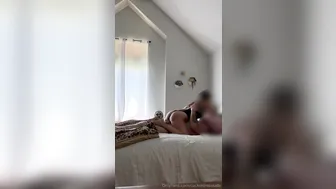 Cuckoldressabi, Sending Cuckold Husband of Me Getting Creampie in Our Bed