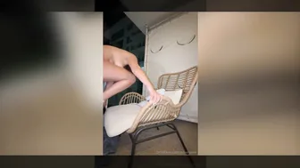 Baby Alien, Black Midget Pounding Colombian Beauty on Balcony