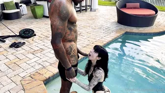 Sexyyspider, Sinforsilk, Jason Luv, Skinny Tattooed Goth Beauty Destroyed by Thick BBC Black Bull