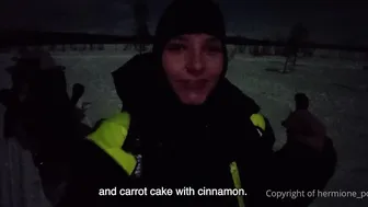 Hermione Potter, Horny Couple Screwing During Vacation in Lapland Sweden