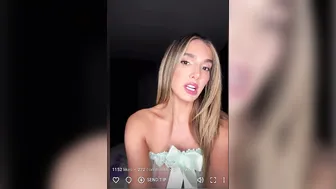 Lyna Perez, Sexy Beauty Wearing See-Through Lingerie on Webcam