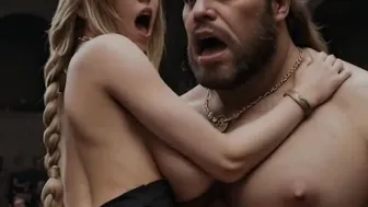 Queen Sacrifice Her Body To Strong Soldier Defendig Empire