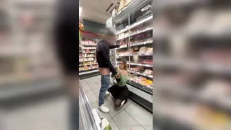 Shinratensei98.Gold, Risky Public Supermarket Doggy Screw