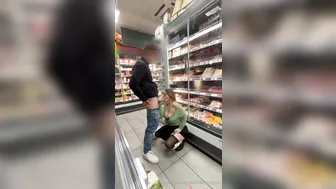 Shinratensei98.Gold, Risky Public Supermarket Doggy Screw
