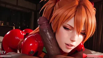 Eve Asuka Langley Take BBC In Deep In Her Bodysuit Before Missio