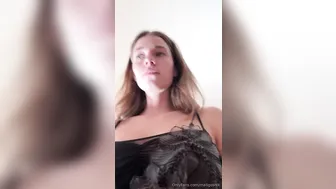 Anna Malygon, Teasing Nipples in Sexy Lingerie