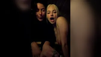 Lindsey Pelas, Steamy Outdoor Hot Tub Livestream with Lesbian Friend