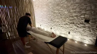 Rebecca Mcleod, Hot Blonde Beauty Screwing Masseur Stud