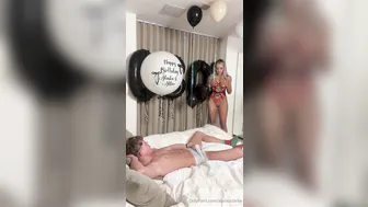 Alaska Clarke, Blonde Beauty Celebrates Birthday with Facial