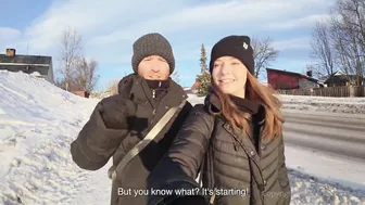 Hermione Potter, Sweden Lapland Kiruna Ice Hotel Vacation Couple Sextape