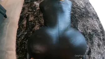 Holly Brougham, Catwoman in Full Body Leather Suit Screwing