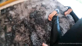 Holly Brougham, Catwoman in Full Body Leather Suit Screwing