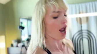 Skyler Banx, Dahlia Bloom, Blake Lovely, Three Trans Yoga Beauties Threesome in Bed