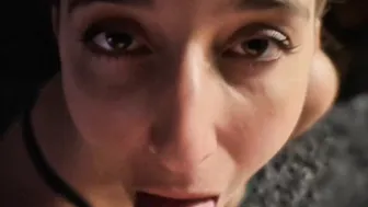 Christina Khalil, Huge Facial in Eye