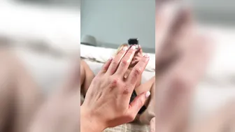 Elle Brooke, Deep Fingering Masturbation in Bedroom Mirror