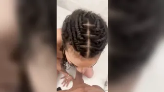 Baby Alien, Black Midget Screwing Ebony Beauty in Shower