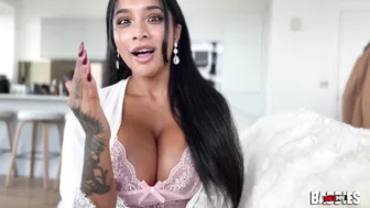 Yasmina Khan, Oiled-Up Indian Supermodel Plowed by Thick BBC