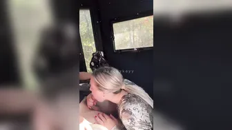 Kacey Kay, Getting Her Cunt Creampied in the Outdoor Deer Blind