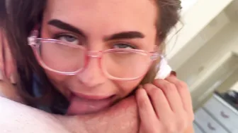 Selina Bentz, Nerdy Step-Sister Lets You Creampie Her Tight Pussy