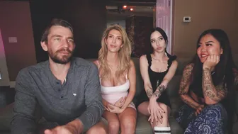 Jackandjill, Bestofmayaa, Lillyyluna, Asian Chick and Snow Bunny Sharing and Slutting on Jack's Huge Cock